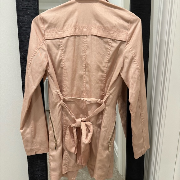 Dynamite Pink Trench coat - Picture 3 of 3